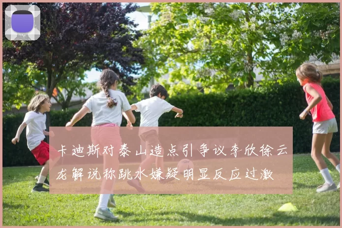 卡迪斯对泰山造点引争议李欣徐云龙解说称跳水嫌疑明显反应过激